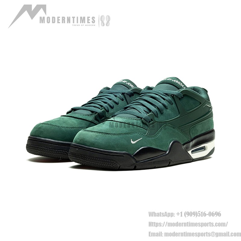 Air Jordan 4 x Nigel Sylvester "Pro Green" HF4334-300 - コラボフォレストグリーンスニーカー Air Jordan 4 x Nigel Sylvester "Pro Green" HF4334-300 フォレストグリーンのローカットスニーカー