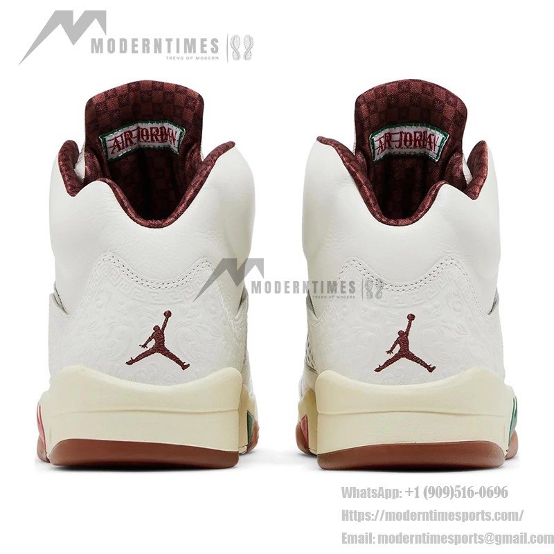 Air Jordan 5 Retro High-Top "El Grito" セイル＆ダークポニー メンズスニーカー