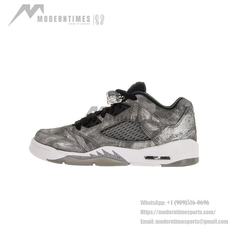 Air Jordan 5 Retro Low GG 819951-003 メタリックカモスニーカー、反射タン＆クリアソール