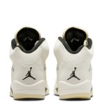Air Jordan 5 SE レトロ FN7405-100 オフホワイトレザー、斑点入りミッドソール