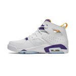 Air Jordan 6 Flight Club '91 'Lakers' – クラシックなバスケットボールシューズ Air Jordan 6 Flight Club '91 'Lakers' DC7329-105 – ホワイト、パープル、ゴールドスニーカー