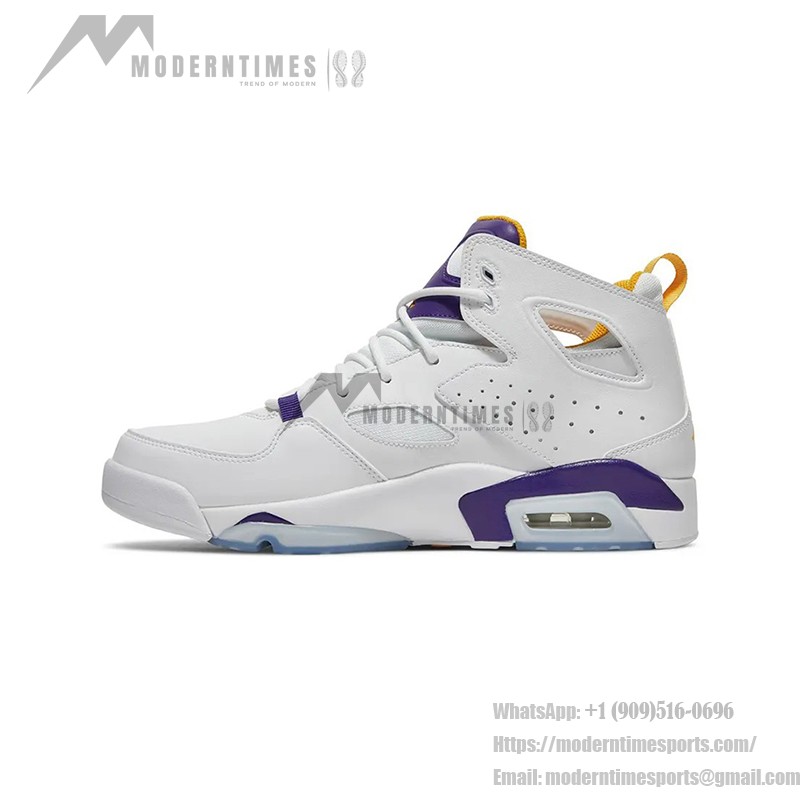 Air Jordan 6 Flight Club '91 'Lakers' – クラシックなバスケットボールシューズ Air Jordan 6 Flight Club '91 'Lakers' DC7329-105 – ホワイト、パープル、ゴールドスニーカー