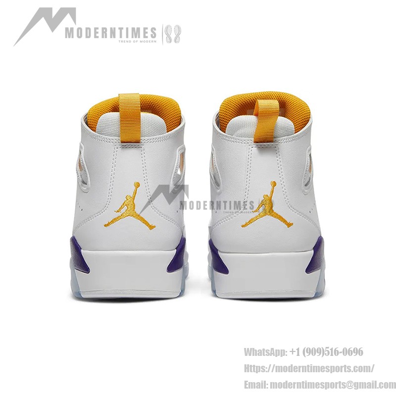Air Jordan 6 Flight Club '91 'Lakers' – クラシックなバスケットボールシューズ Air Jordan 6 Flight Club '91 'Lakers' DC7329-105 – ホワイト、パープル、ゴールドスニーカー