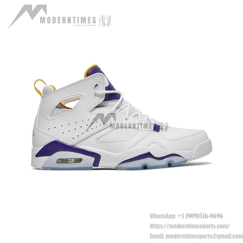 Air Jordan 6 Flight Club '91 'Lakers' – クラシックなバスケットボールシューズ Air Jordan 6 Flight Club '91 'Lakers' DC7329-105 – ホワイト、パープル、ゴールドスニーカー