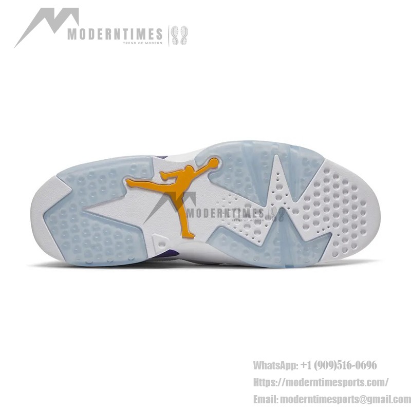 Air Jordan 6 Flight Club '91 'Lakers' – クラシックなバスケットボールシューズ Air Jordan 6 Flight Club '91 'Lakers' DC7329-105 – ホワイト、パープル、ゴールドスニーカー