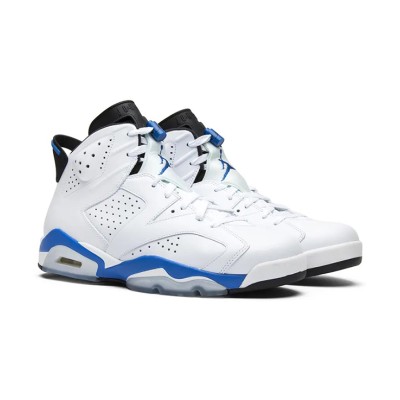 Air Jordan 6 "ホワイト/ブルー" 384664-107 | メンズ/ウィメンズハイカットバスケットボールスニーカー | 快適でスタイリッシュ、限定版