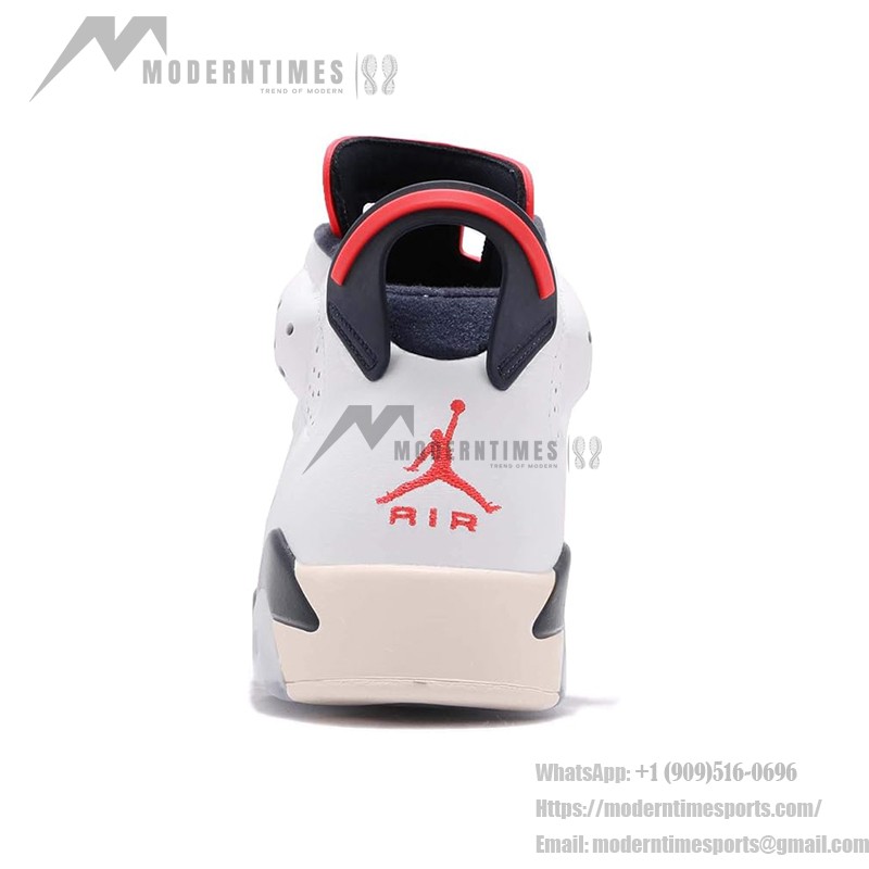 Air Jordan 6 "White/Infrared" 384665-104 | Men's/Women's High-Top Sneakers Air Jordan 6 "White/Infrared" 384665-104 | High-Top Basketball Sneakers for Men and Women