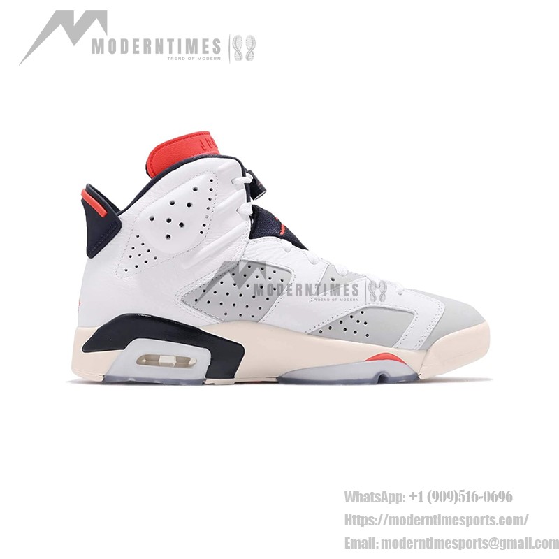 Air Jordan 6 "White/Infrared" 384665-104 | Men's/Women's High-Top Sneakers Air Jordan 6 "White/Infrared" 384665-104 | High-Top Basketball Sneakers for Men and Women