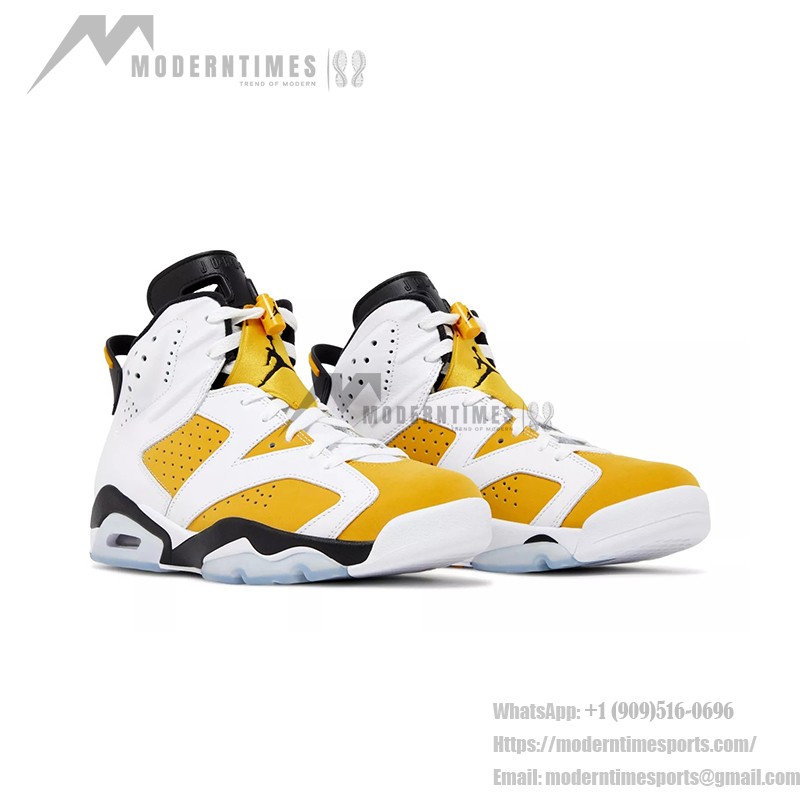 Air Jordan 6 Retro 'Yellow Ochre' – 鮮やかでダイナミックなスニーカー Air Jordan 6 Retro 'Yellow Ochre' CT8529-170 – プレミアムなホワイト&イエロースニーカー