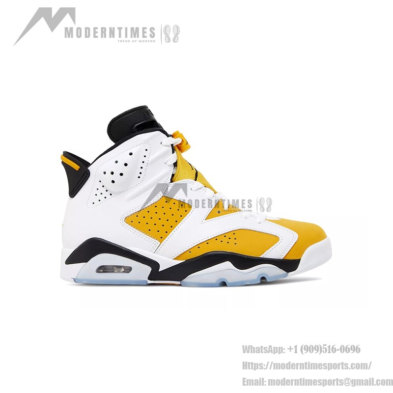 Air Jordan 6 Retro 'Yellow Ochre' – 鮮やかでダイナミックなスニーカー Air Jordan 6 Retro 'Yellow Ochre' CT8529-170 – プレミアムなホワイト&イエロースニーカー