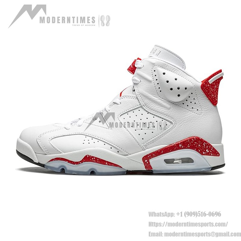 Air Jordan 6 "ホワイト/レッドスパークル" CT8529-063 | メンズ/ウィメンズハイカットスニーカー Air Jordan 6 "ホワイト/レッドスパークル" CT8529-063 | メンズ/ウィメンズハイカットバスケットボールスニーカー