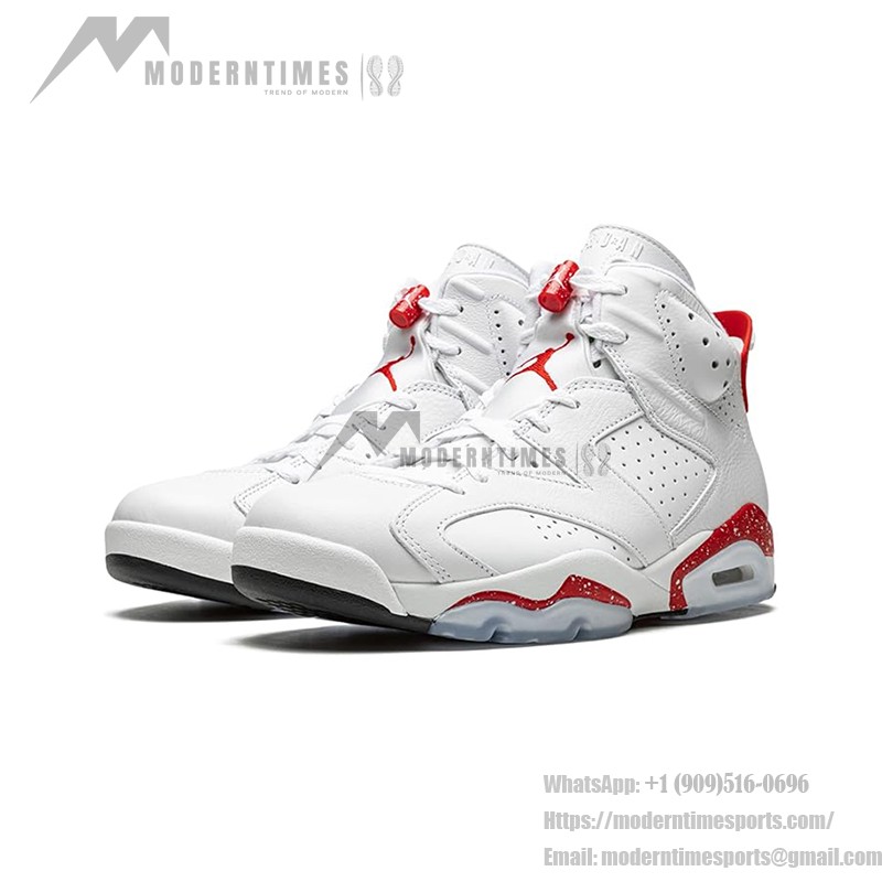 Air Jordan 6 "ホワイト/レッドスパークル" CT8529-063 | メンズ/ウィメンズハイカットスニーカー Air Jordan 6 "ホワイト/レッドスパークル" CT8529-063 | メンズ/ウィメンズハイカットバスケットボールスニーカー