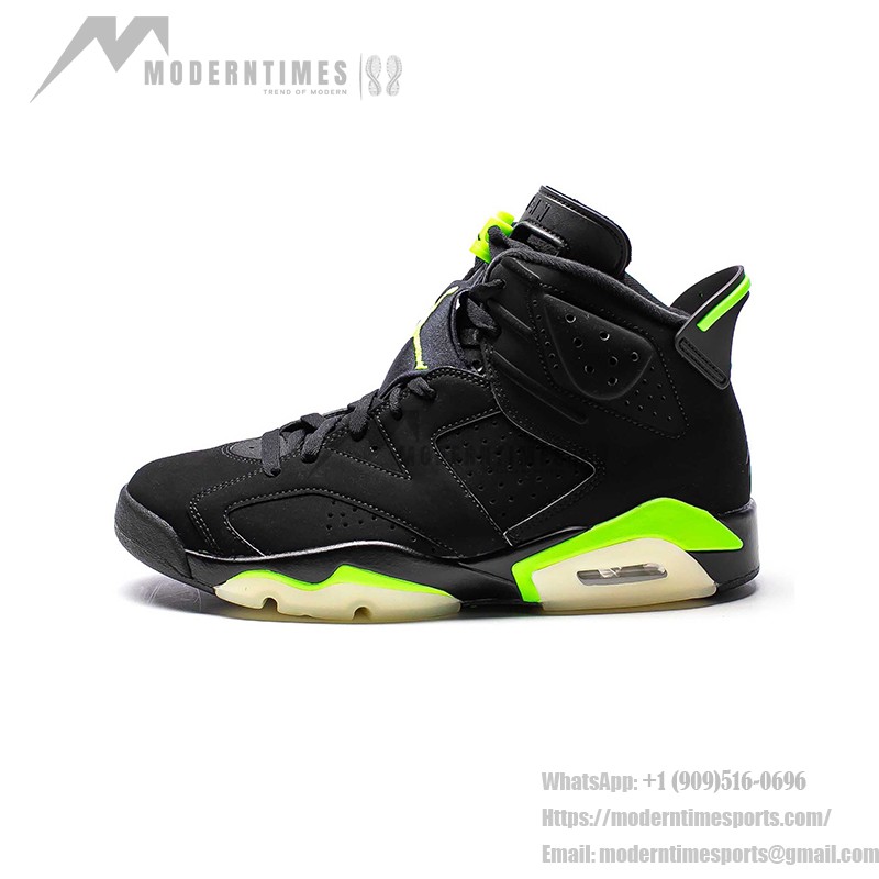 Air Jordan 6 Retro 'Electric Green' – アイコニックなブラック&ネオン Air Jordan 6 Retro 'Electric Green' CT8529-003 – ブラック&ネオングリーンスニーカー