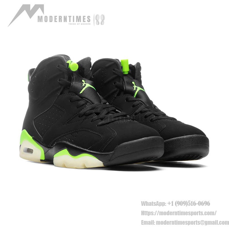Air Jordan 6 Retro 'Electric Green' – アイコニックなブラック&ネオン Air Jordan 6 Retro 'Electric Green' CT8529-003 – ブラック&ネオングリーンスニーカー