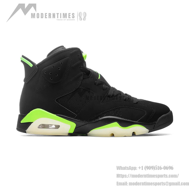 Air Jordan 6 Retro 'Electric Green' – アイコニックなブラック&ネオン Air Jordan 6 Retro 'Electric Green' CT8529-003 – ブラック&ネオングリーンスニーカー