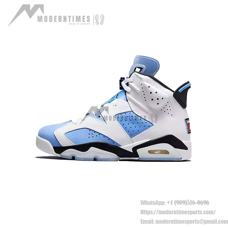 Air Jordan 6 Retro 'UNC White University Blue' – アイコニックなバスケットボールシューズ Air Jordan 6 Retro 'UNC White University Blue' CT8529-410 – プレミアムなホワイト&ブルーバスケットボールシューズ