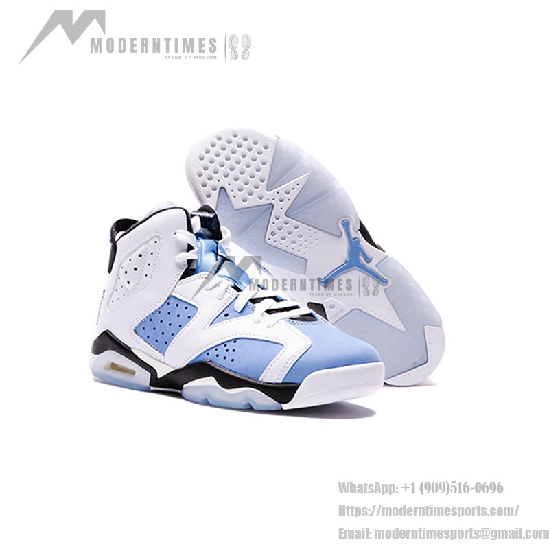 Air Jordan 6 Retro 'UNC White University Blue' – アイコニックなバスケットボールシューズ Air Jordan 6 Retro 'UNC White University Blue' CT8529-410 – プレミアムなホワイト&ブルーバスケットボールシューズ
