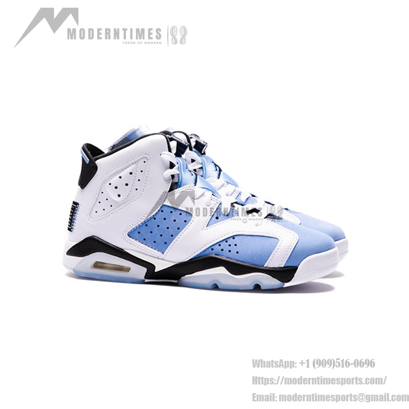 Air Jordan 6 Retro 'UNC White University Blue' – アイコニックなバスケットボールシューズ Air Jordan 6 Retro 'UNC White University Blue' CT8529-410 – プレミアムなホワイト&ブルーバスケットボールシューズ