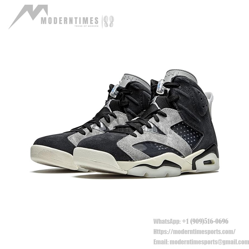 Air Jordan 6 Retro WMNS 'Tech Chrome' – スタイリッシュなレディーススニーカー Air Jordan 6 Retro WMNS 'Tech Chrome' CK6635-001 – ブラックとクロームのプレミアムレディーススニーカー