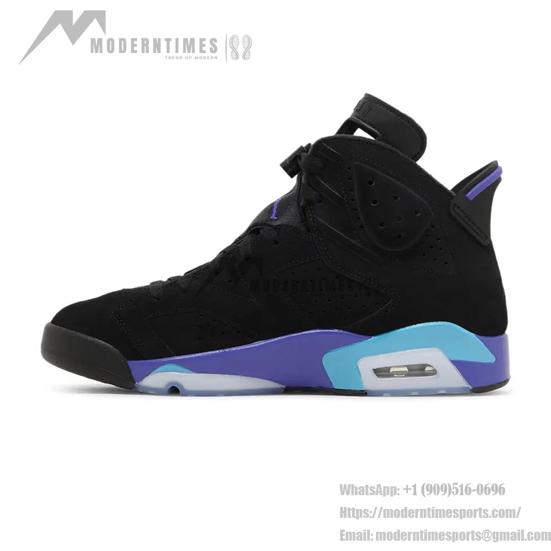 Air Jordan 6 Retro 'Aqua Black' – スタイリッシュで鮮やかなスニーカー Air Jordan 6 Retro 'Aqua Black' CT8529-004 – ブラック&アクアブルースニーカー
