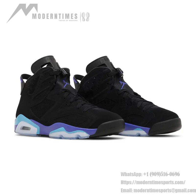 Air Jordan 6 Retro 'Aqua Black' – スタイリッシュで鮮やかなスニーカー Air Jordan 6 Retro 'Aqua Black' CT8529-004 – ブラック&アクアブルースニーカー