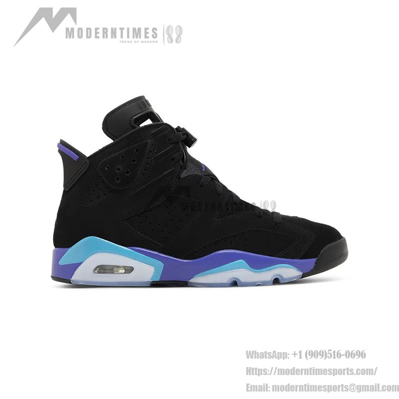 Air Jordan 6 Retro 'Aqua Black' – スタイリッシュで鮮やかなスニーカー Air Jordan 6 Retro 'Aqua Black' CT8529-004 – ブラック&アクアブルースニーカー
