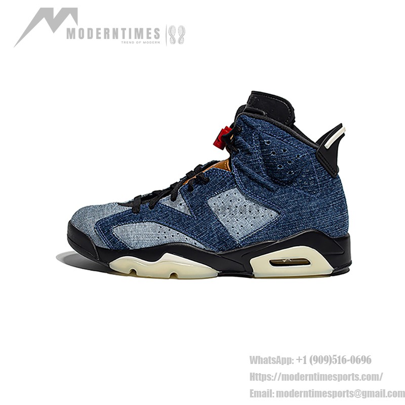 Air Jordan 6 Retro 'Denim' – アイコニックなブルー&ブラックスニーカー Air Jordan 6 Retro 'Denim' CT5350-401 – プレミアムなブルーデニムスニーカー