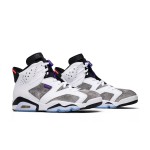 Air Jordan 6 Retro 'Flint' – アイコニックなバスケットボールシューズ Air Jordan 6 Retro 'Flint' CI3125-100 – ホワイト、グレー、パープルスニーカー