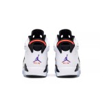 Air Jordan 6 Retro 'Flint' – アイコニックなバスケットボールシューズ Air Jordan 6 Retro 'Flint' CI3125-100 – ホワイト、グレー、パープルスニーカー