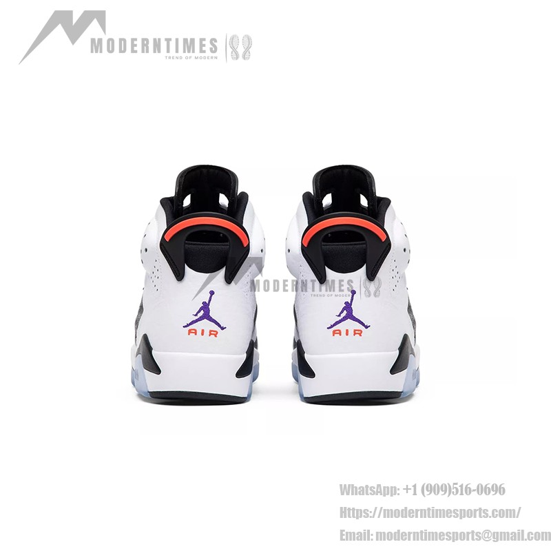 Air Jordan 6 Retro 'Flint' – アイコニックなバスケットボールシューズ Air Jordan 6 Retro 'Flint' CI3125-100 – ホワイト、グレー、パープルスニーカー