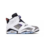 Air Jordan 6 Retro 'Flint' – アイコニックなバスケットボールシューズ Air Jordan 6 Retro 'Flint' CI3125-100 – ホワイト、グレー、パープルスニーカー