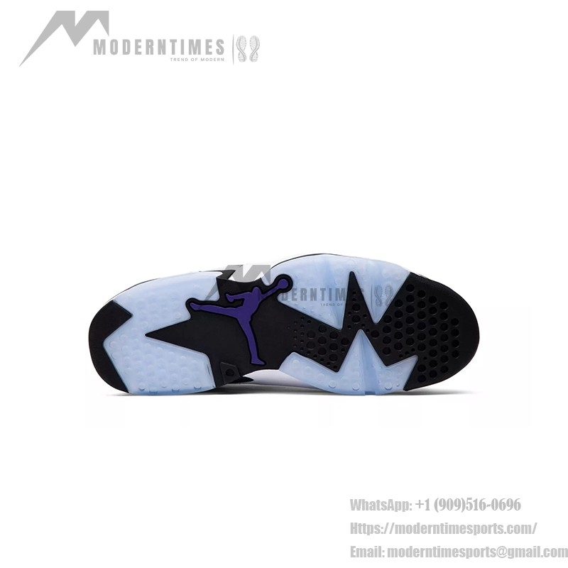 Air Jordan 6 Retro 'Flint' – アイコニックなバスケットボールシューズ Air Jordan 6 Retro 'Flint' CI3125-100 – ホワイト、グレー、パープルスニーカー