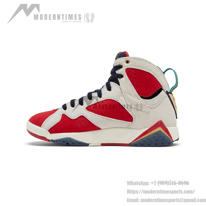 Air Jordan 7 Retro "New Sheriff in Town" DM1195-474 - レトロバスケットボールシューズ Air Jordan 7 Retro "New Sheriff in Town" DM1195-474 レッド、ホワイト、ネイビーのハイカットスニーカー