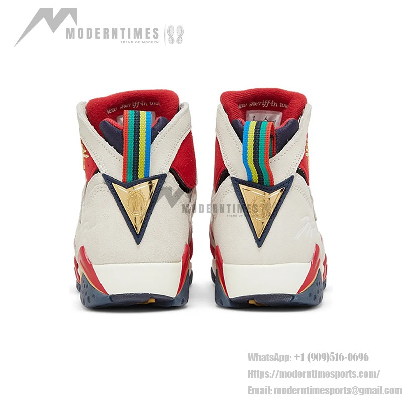 Air Jordan 7 Retro "New Sheriff in Town" DM1195-474 - レトロバスケットボールシューズ Air Jordan 7 Retro "New Sheriff in Town" DM1195-474 レッド、ホワイト、ネイビーのハイカットスニーカー