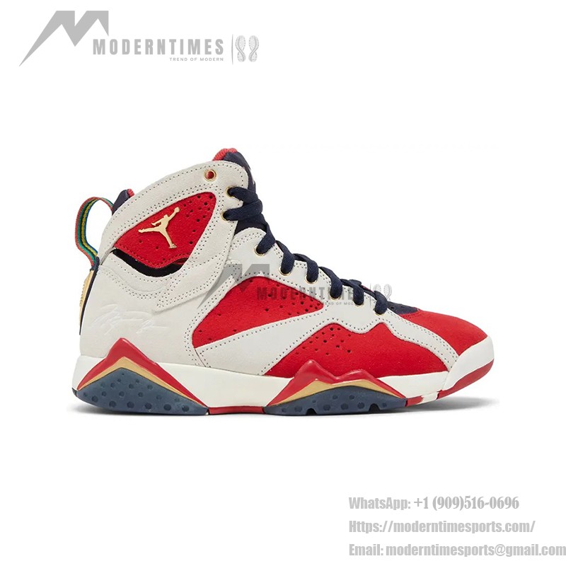 Air Jordan 7 Retro "New Sheriff in Town" DM1195-474 - レトロバスケットボールシューズ Air Jordan 7 Retro "New Sheriff in Town" DM1195-474 レッド、ホワイト、ネイビーのハイカットスニーカー