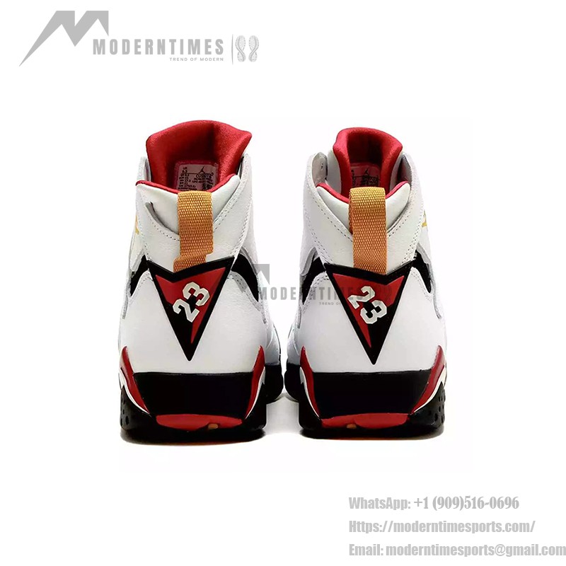 Air Jordan 7 Retro "Cardinal" 304774-104 - クラシックなレトロバスケットシューズ Air Jordan 7 Retro "Cardinal" 304774-104 ホワイトとレッドのハイカットスニーカー