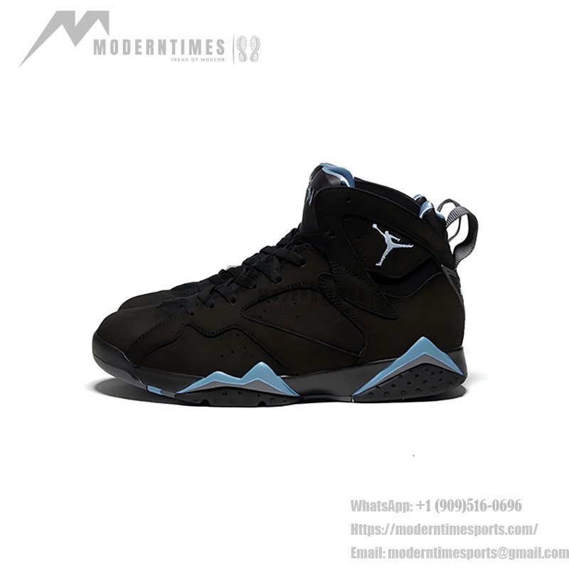 Air Jordan 7 Retro "Chambray" CU9307-004 - レトロなハイカットスニーカー Air Jordan 7 Retro "Chambray" CU9307-004 ブラックとブルーのハイカットスニーカー