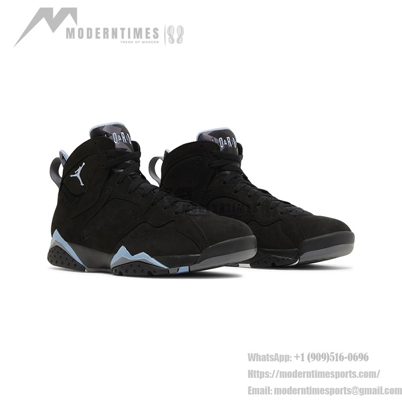 Air Jordan 7 Retro "Chambray" CU9307-004 - レトロなハイカットスニーカー Air Jordan 7 Retro "Chambray" CU9307-004 ブラックとブルーのハイカットスニーカー