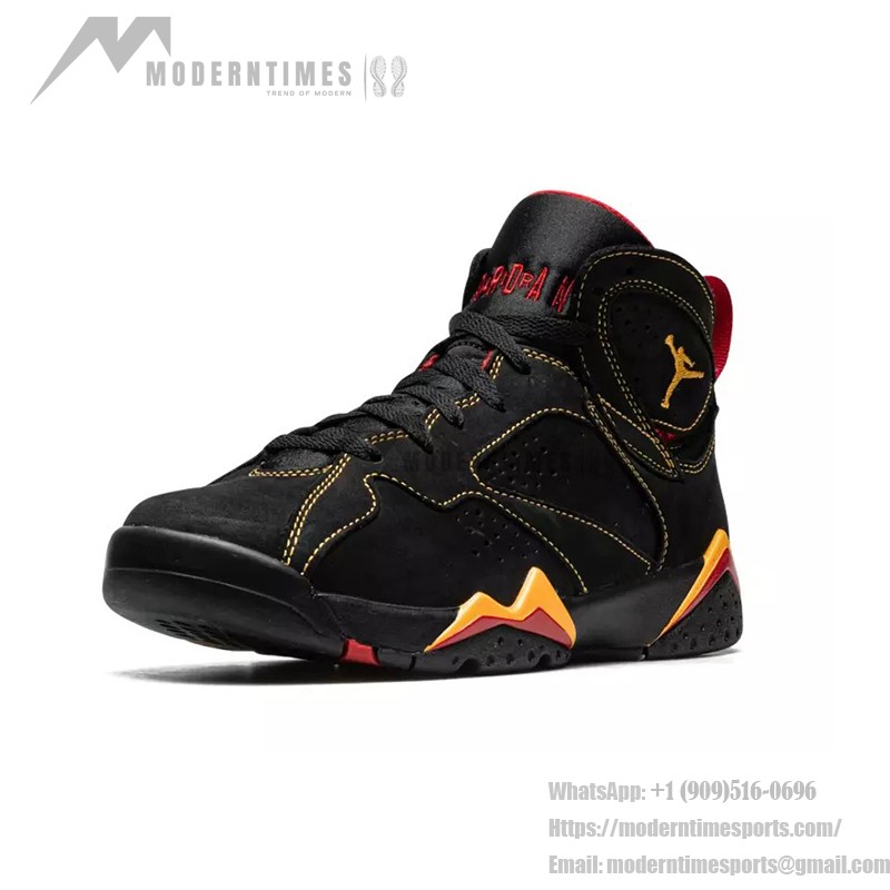 Air Jordan 7 Retro "Citrus" DQ6040-081 - レトロハイカットスニーカー Air Jordan 7 Retro "Citrus" DQ6040-081 ブラックとオレンジのハイカットバスケットシューズ