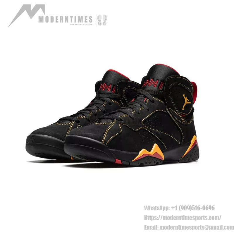 Air Jordan 7 Retro "Citrus" DQ6040-081 - レトロハイカットスニーカー Air Jordan 7 Retro "Citrus" DQ6040-081 ブラックとオレンジのハイカットバスケットシューズ