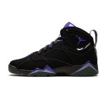 Air Jordan 7 Retro GS "Ray Allen" 304774-053 - レトロバスケットシューズ Air Jordan 7 Retro GS "Ray Allen" 304774-053 ブラックとパープルのハイカットスニーカー