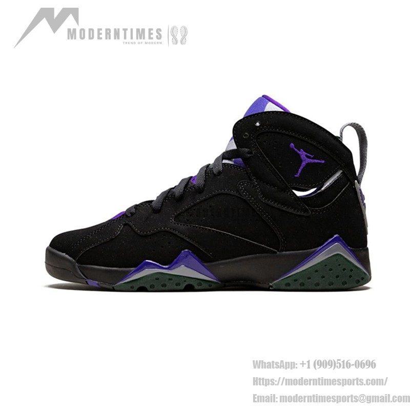 Air Jordan 7 Retro GS "Ray Allen" 304774-053 - レトロバスケットシューズ Air Jordan 7 Retro GS "Ray Allen" 304774-053 ブラックとパープルのハイカットスニーカー