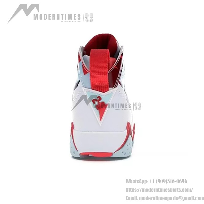 Air Jordan 7 Retro "Topaz Mist" 442960-104 - スタイリッシュなレトロスニーカー Air Jordan 7 Retro "Topaz Mist" 442960-104 ホワイト、レッド、ブルーのハイカットスニーカー