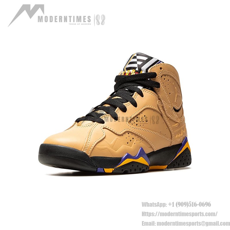Air Jordan 7 Retro SE "Afrobeats" - レトロハイカットスニーカー Air Jordan 7 Retro SE "Afrobeats" DZ4729-200 ベージュとパープルのハイカットスニーカー