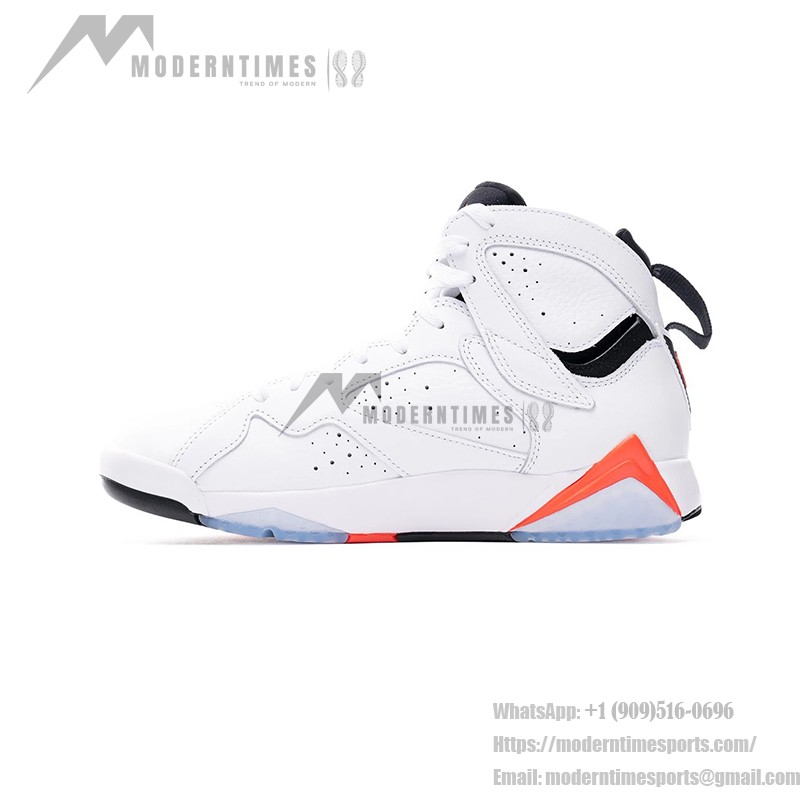 Air Jordan 7 Retro "White Infrared" - クラシックなハイカットシューズ Air Jordan 7 Retro "White Infrared" CU9307-160 ホワイトとレッドのハイカットバスケットシューズ
