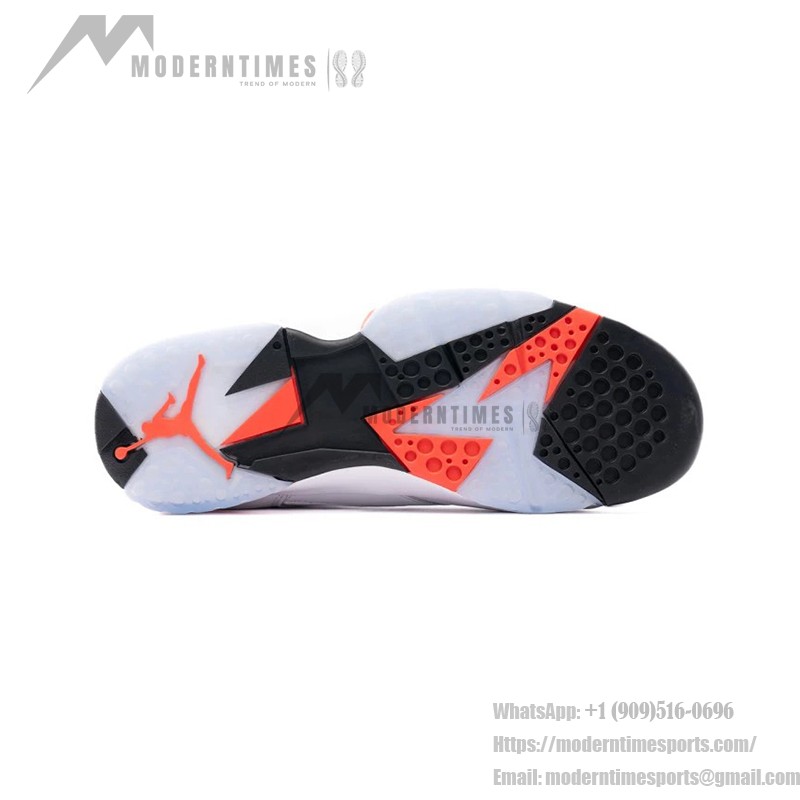 Air Jordan 7 Retro "White Infrared" - クラシックなハイカットシューズ Air Jordan 7 Retro "White Infrared" CU9307-160 ホワイトとレッドのハイカットバスケットシューズ