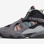 Air Jordan 8 N7 "Pendleton" - グレーバスケットボールシューズ Air Jordan 8 N7 "Pendleton" CQ9601-001 グレー トライバル柄ハイカットスニーカー