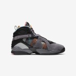 Air Jordan 8 N7 "Pendleton" CQ9601-001 grey high-top sneakers with tribal patterns
