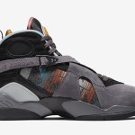 Air Jordan 8 N7 "Pendleton" - グレーバスケットボールシューズ Air Jordan 8 N7 "Pendleton" CQ9601-001 グレー トライバル柄ハイカットスニーカー