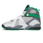 Air Jordan 8 PE "Pure Platinum" 1300-135 レトロハイカットシューズ Air Jordan 8 PE "Pure Platinum" 1300-135 ホワイトとグリーンのハイカットスニーカー